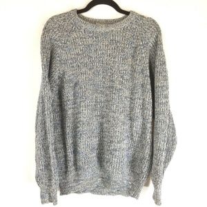 Davidsons Outdoors L Large Sweater Blue Cotton